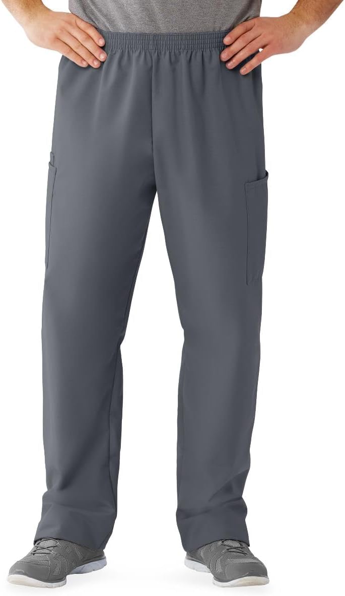 674 AngelStat Unisex Long Scrub Pants Charcoal